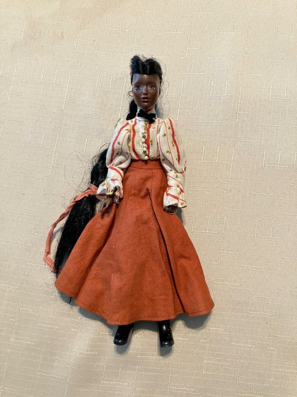 Vintage 1970s Jody Country Girl Doll with original clothing and boots